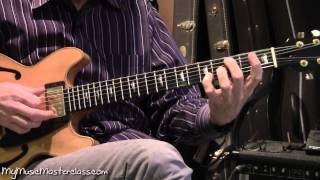 Vic Juris - Jazz Guitar Comping Masterclass 1