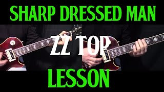 how to play "Sharp Dressed Man" by ZZ Top - guitar lesson