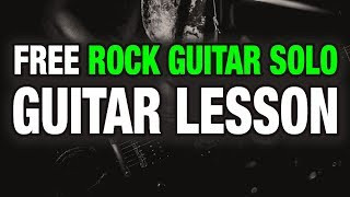 Learn Rock Guitar Solo - 500 ways - with TAB!