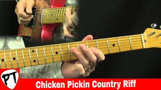 Chicken Pickin Riffin Country Guitar Lesson in the style of Brad Paisley