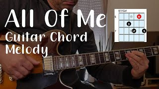 All of Me - Jazz Guitar Chord Melody Arrangement - Lesson  With Shapes
