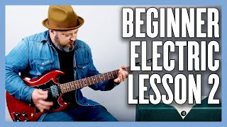 Beginner Electric Guitar Lesson (1 FINGER POWER CHORDS)
