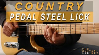 Cool Country Pedal Steel Guitar Lick - Theguitarlab.net
