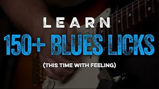Learn 150+ Blues Licks, All Over Again
