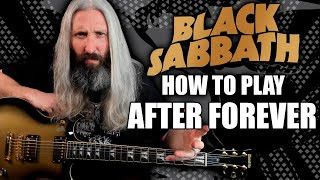 How to Play After Forever by Black Sabbath on Guitar
