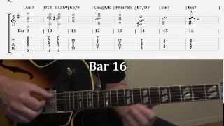 Pt.2 Jazz Guitar Comping Chords Specifically For "Autumn Leaves" Changes In Em