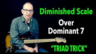 Diminished Scale over Dominant 7 - using a TRIAD - Q & A with Robert Renman