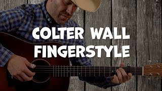 Bluesy Country Fingerstyle - Guitar Lesson - Inspired by Colter Wall