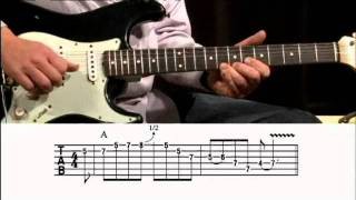 Major-Minor Blues Licks Guitar Lesson @ GuitarInstructor.com (preview)