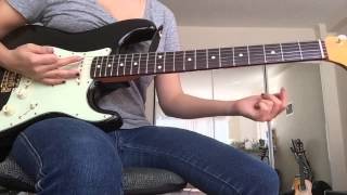 A minor Blues guitar licks Lesson in Korean language explanation