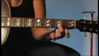 Free Guitar Lessons: Country Blues Fingerpicking : How to Fingerpick A Major Chords