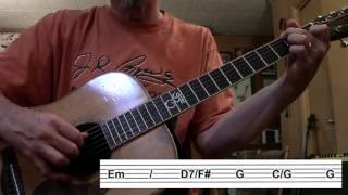 Guitar Fingerpicking Lesson: Girl From The North Country by Bob Dylan