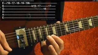 Guitar Lesson - Rock and Blues Soloing Basics - Very Easy!!