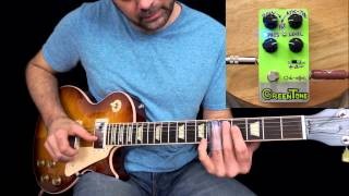 Les Paul Traditional in Open E Tuning w/ VL Effects Greentone