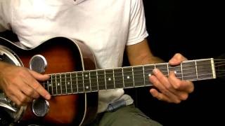 Easy Dobro Guitar Lesson in Open G Tuning