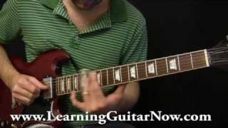 One Way Out Slide Guitar Solo in Standard Tuning