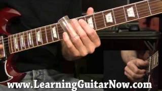Slide Guitar lessons DVD Standard Tuning preview