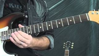 Blues Guitar Lessons - how to move a lick up an octave