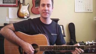 Easy Acoustic Guitar Lesson - The Most Popular Acoustic Guitar Strum In The World