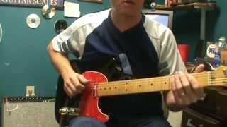 Country LEAD GUITAR LESSON, Country scales, shapes, and bending
