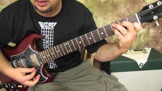 CCR - Suzie Q - Rock and Blues Guitar Lesson - How to Play on Guitar - Creedance Clearwater Revival