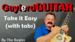 Take it Easy - The EAGLES Guitar Lesson (TABS for LEAD RIFF)